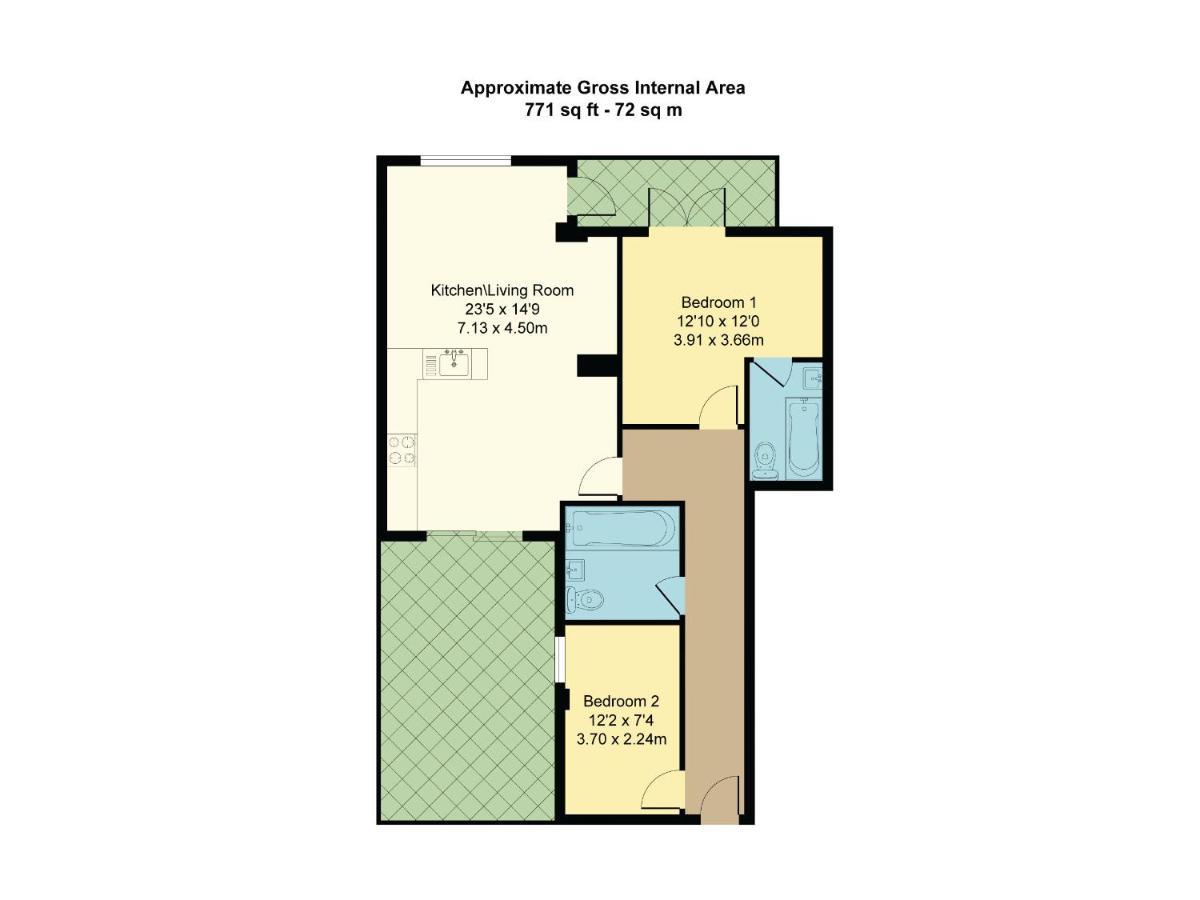 Central London, Jaccuzzi,Newbuild, 2 Bedrooms Two Baths Esterno foto
